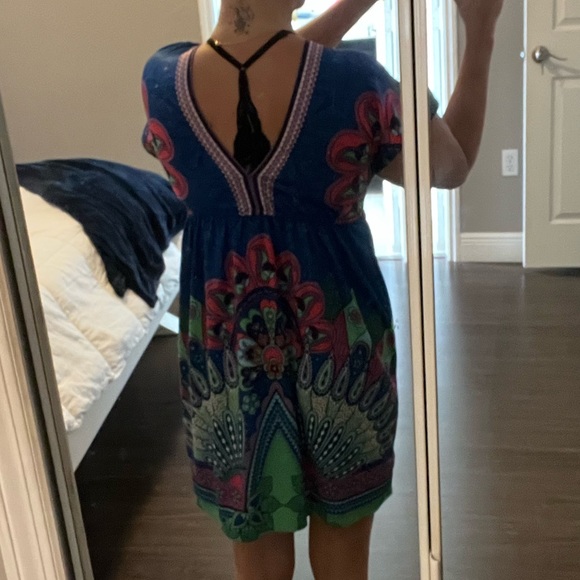 Multi-Colored Dress - Picture 2 of 4